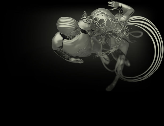 "A Play of Chess" - a graphic sculpture by Ingrid Magalinska